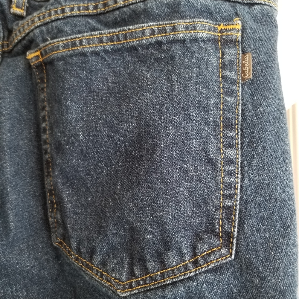 CABELA'S 100% Cotton Relaxed Fit Coupe Relax Jeans - Picture 3 of 8